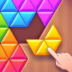 Скачать взломанную Triangles & Blocks (Полиблок)  [МОД Menu] - последняя версия apk на Андроид