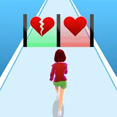 Скачать взлом Girl Run 3D - Fun Running Game (девушка бежит)  [МОД Меню] - последняя версия apk на Андроид
