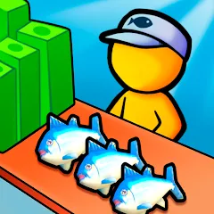 Скачать взлом My Fish Mart: Idle Tycoon Game (Мой рыбный магазин)  [МОД Unlimited Money] - последняя версия apk на Андроид
