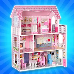 Взломанная Girl Doll House Design & Clean  [МОД Бесконечные деньги] - последняя версия apk на Андроид