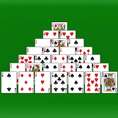 Взлом Pyramid Solitaire - Card Games (Пирамида Солитер)  [МОД Все открыто] - полная версия apk на Андроид