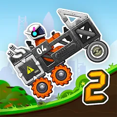 Скачать взлом Rovercraft 2: Race a space car (Роверкрафт 2)  [МОД Menu] - последняя версия apk на Андроид