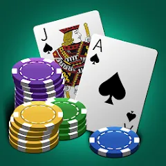 Скачать взломанную World Blackjack King  [МОД Много монет] - последняя версия apk на Андроид
