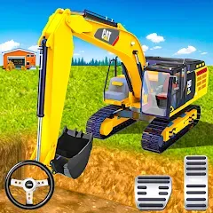 Взломанная Heavy Construction Simulator  [МОД Много монет] - полная версия apk на Андроид