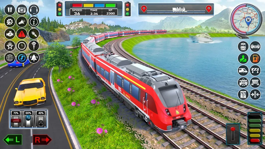 City Train Game 3d Train games  [МОД Бесконечные деньги] Screenshot 3
