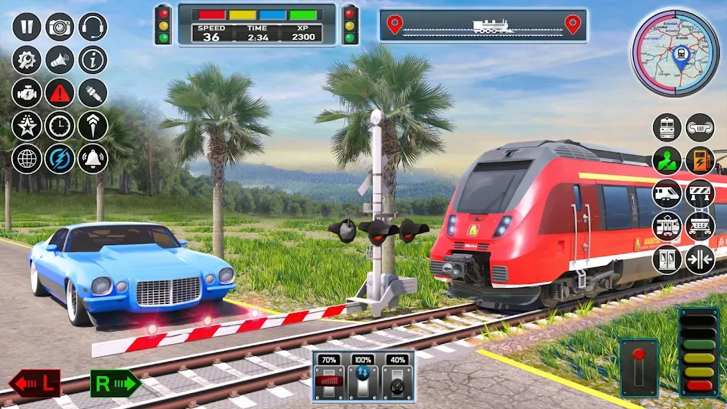 City Train Game 3d Train games  [МОД Бесконечные деньги] Screenshot 4