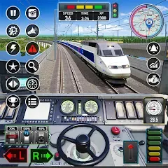 Скачать взломанную City Train Game 3d Train games  [МОД Бесконечные деньги] - последняя версия apk на Андроид