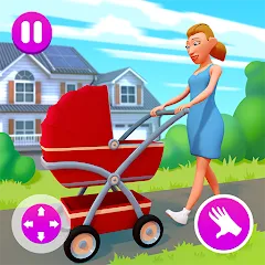 Взлом Mother Simulator: Family life  [МОД Menu] - последняя версия apk на Андроид