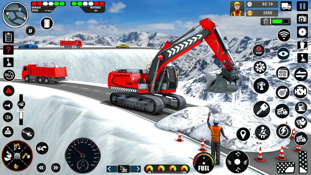 Excavator Simulator Crane Game (Экскаватор Симулятор Кран Игра)  [МОД Все открыто] Screenshot 2