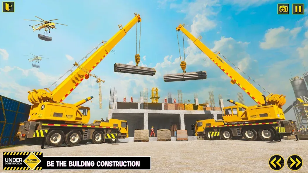 Excavator Simulator Crane Game (Экскаватор Симулятор Кран Игра)  [МОД Все открыто] Screenshot 4