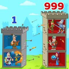 Взломанная Hustle Castle: Medieval games (Хастл Кастл)  [МОД Бесконечные монеты] - полная версия apk на Андроид