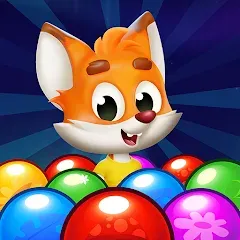 Взломанная Bubble Friends Bubble Shooter  [МОД Menu] - полная версия apk на Андроид