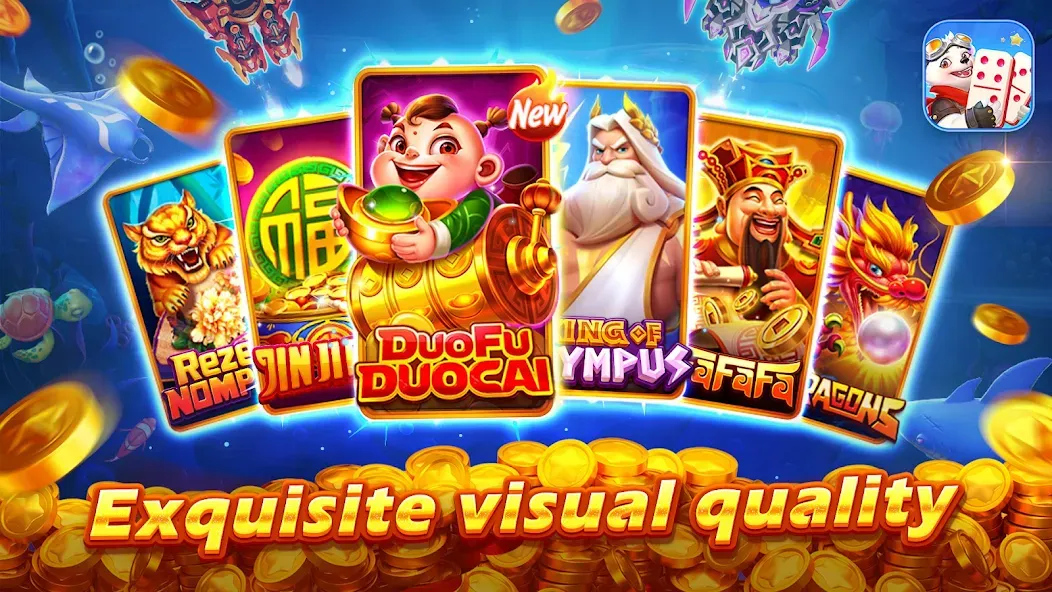 Bearfish Slots (Хиггс Беарфиш Казино)  [МОД Бесконечные монеты] Screenshot 1