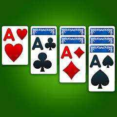 Взлом Solitaire: Classic Card Game (Клондайк Солитер)  [МОД Все открыто] - стабильная версия apk на Андроид