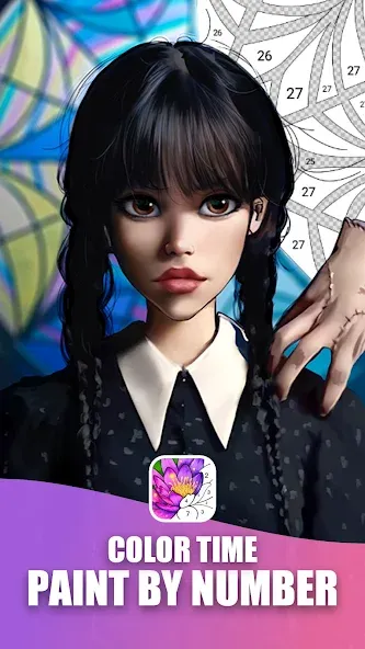 Color Time - Paint by Number (Колор Тайм)  [МОД Бесконечные монеты] Screenshot 1