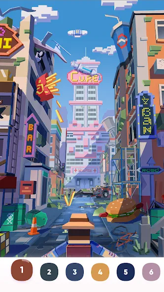 Color Time - Paint by Number (Колор Тайм)  [МОД Бесконечные монеты] Screenshot 5