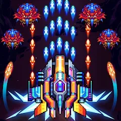 Скачать взломанную Galaxiga Arcade Shooting Game (Галаксига)  [МОД Unlocked] - полная версия apk на Андроид
