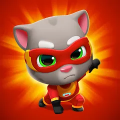 Взломанная Talking Tom Hero Dash  [МОД Unlimited Money] - полная версия apk на Андроид