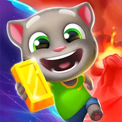 Взлом Talking Tom Time Rush  [МОД Меню] - последняя версия apk на Андроид