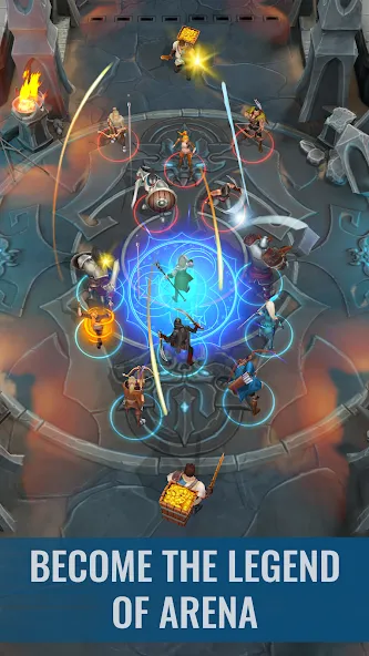 Raid & Rush - Heroes idle RPG  [МОД Много монет] Screenshot 4