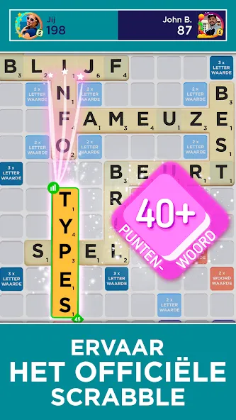 Scrabble® GO - Woordspel (Скрэббл ГО)  [МОД Unlocked] Screenshot 1