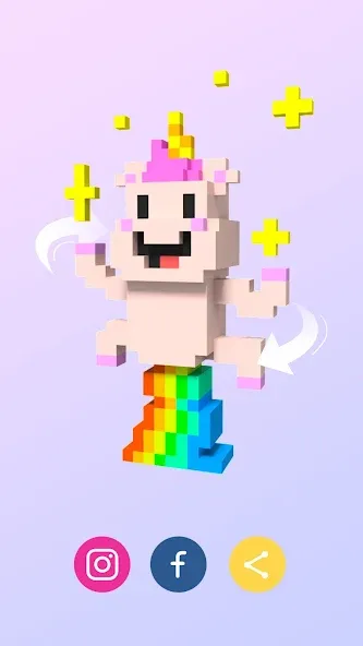 Pixel.ly 3D  [МОД Все открыто] Screenshot 5