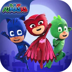 Взломанная PJ Masks™: Moonlight Heroes  [МОД Menu] - стабильная версия apk на Андроид