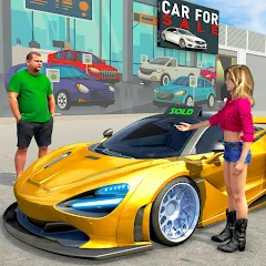Взлом Car Dealership Car Saler (Драйвинг Скул Сити Кар Геймс)  [МОД Mega Pack] - последняя версия apk на Андроид