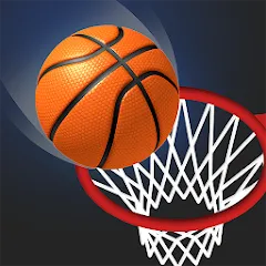 Взломанная Dunk Stroke-3D Basketball (Дунк Строк)  [МОД Unlocked] - полная версия apk на Андроид