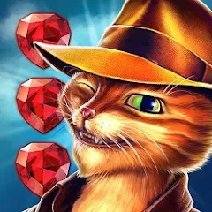 Взломанная Indy Cat for VK  [МОД Бесконечные монеты] - стабильная версия apk на Андроид