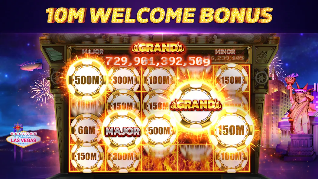 POP! Slots™ Vegas Casino Games  [МОД Unlimited Money] Screenshot 1