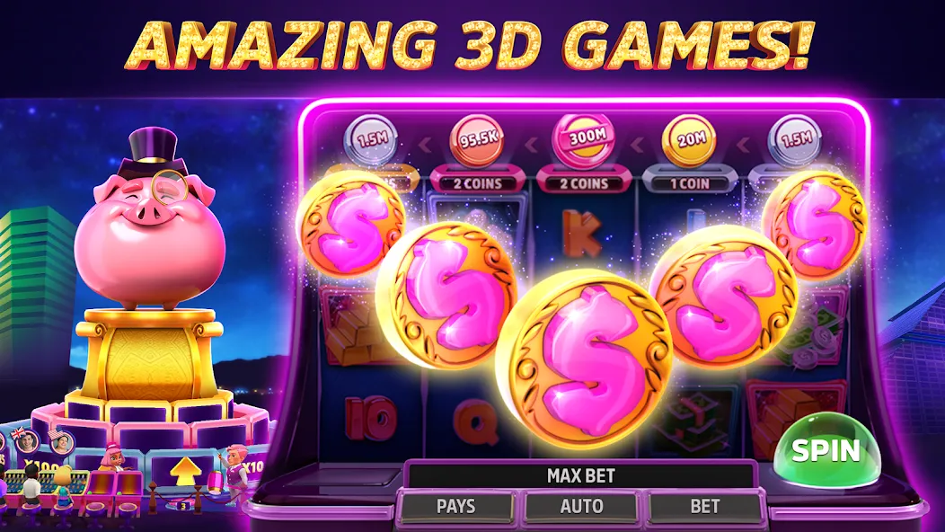 POP! Slots™ Vegas Casino Games  [МОД Unlimited Money] Screenshot 4