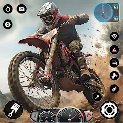 Взломанная Motocross MX Dirt Bike Games  [МОД Menu] - последняя версия apk на Андроид