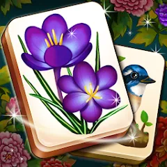 Взлом Mahjong Blossom Solitaire  [МОД Unlimited Money] - последняя версия apk на Андроид