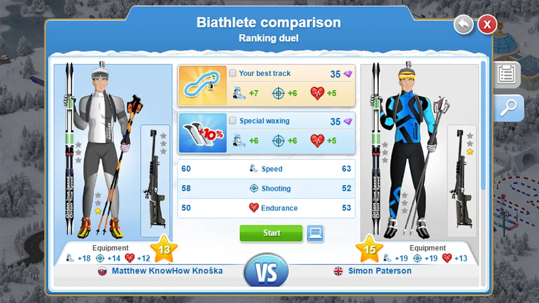 Biathlon Mania (Биатлон Мания)  [МОД Много монет] Screenshot 5