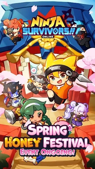 Ninja Survivors Online (Ниндзя Выжившие Онлайн)  [МОД Много денег] Screenshot 1