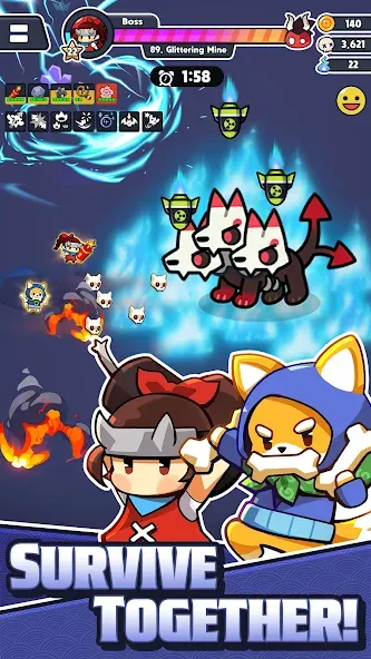 Ninja Survivors Online (Ниндзя Выжившие Онлайн)  [МОД Много денег] Screenshot 3