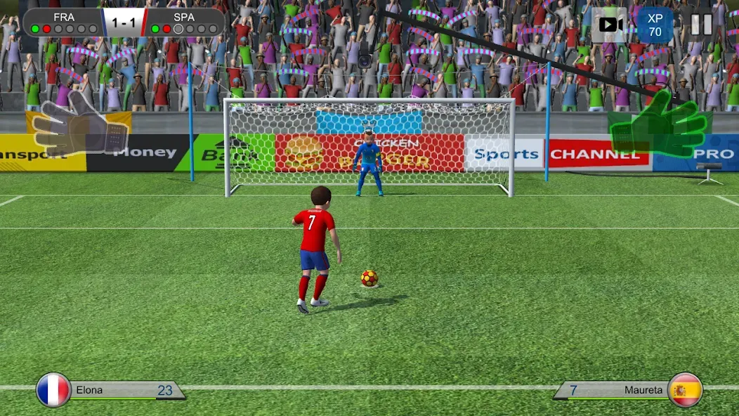 Pro Kick Soccer (Про Кик Сокер)  [МОД Меню] Screenshot 1