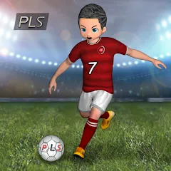 Взлом Pro League Soccer (Про лига футбола)  [МОД Много монет] - полная версия apk на Андроид