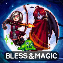 Скачать взломанную Bless & Magic: Idle RPG game  [МОД Бесконечные деньги] - полная версия apk на Андроид