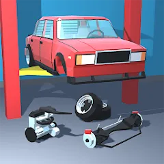 Взлом Retro Garage - Car Mechanic  [МОД Unlimited Money] - стабильная версия apk на Андроид