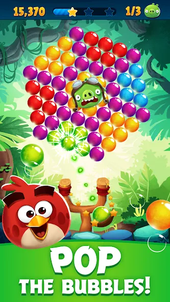 Angry Birds POP Bubble Shooter (Энгри Брдс ПОП Бабл Шутер)  [МОД Unlocked] Screenshot 1