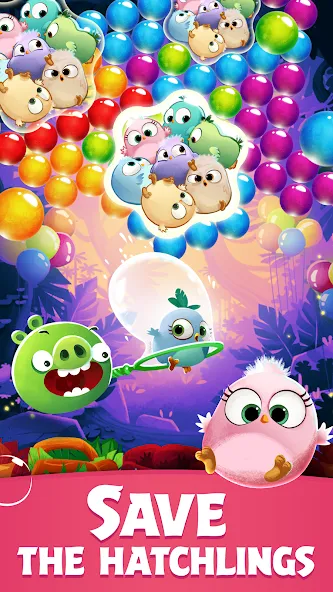 Angry Birds POP Bubble Shooter (Энгри Брдс ПОП Бабл Шутер)  [МОД Unlocked] Screenshot 3