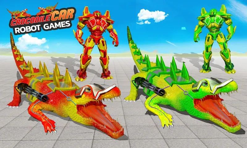 Robot Game Transform Crocodile  [МОД Menu] Screenshot 4