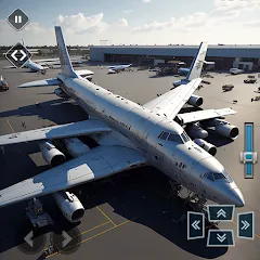 Взлом Real Plane Flying Simulator  [МОД Бесконечные монеты] - полная версия apk на Андроид