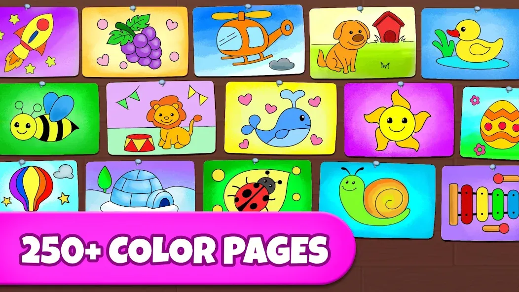 Coloring Games: Color & Paint  [МОД Unlocked] Screenshot 4