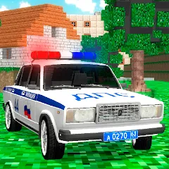 Взлом Стив ВАЗ 2107 ДПС Лада Семерка  [МОД Много монет] - последняя версия apk на Андроид