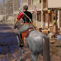 Взлом West Cowboy - Gunfighter Game (Уэст Ковбой)  [МОД Бесконечные деньги] - полная версия apk на Андроид
