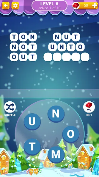 Word Connection: Puzzle Game  [МОД Бесконечные деньги] Screenshot 1
