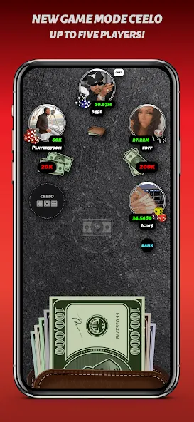 Phone Dice™ Street Dice Game (Фон Дайс Стрит Дайс Гейм)  [МОД Много денег] Screenshot 3